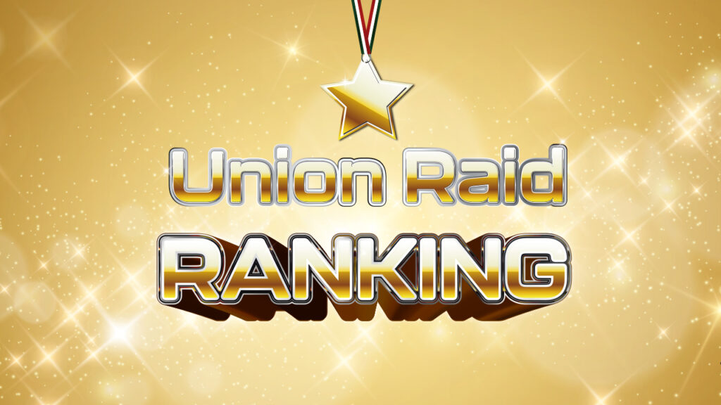 3周年ユニオンレイドイベント結果　ランキング