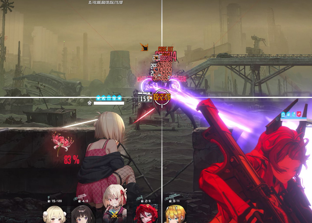 麻痺レーザーは貫通持ちで避けれません。