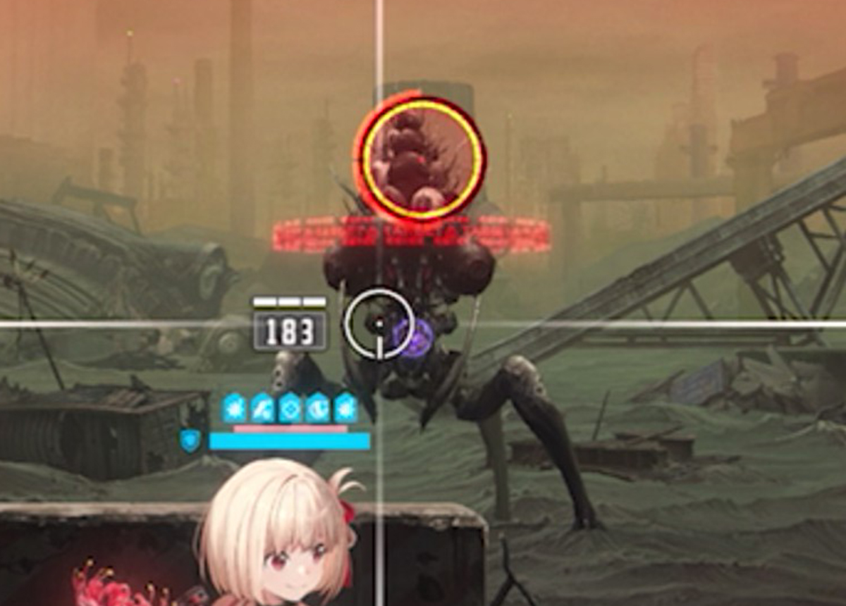 赤丸は同じ箇所に連続で現れるので、同じ場所を攻撃すればOKです。